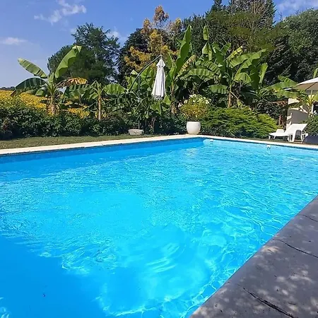 Cosy Avec Piscine En Campagne בקתה *